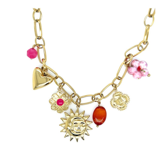 Cotton Candy Bedel Ketting