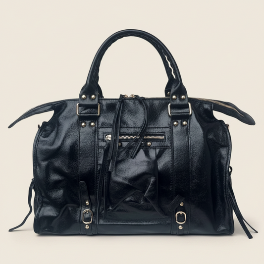 City Bag Metallic XL met Franjes