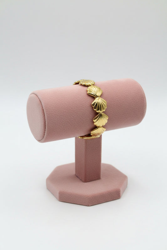 Schelpen Bangle Goud
